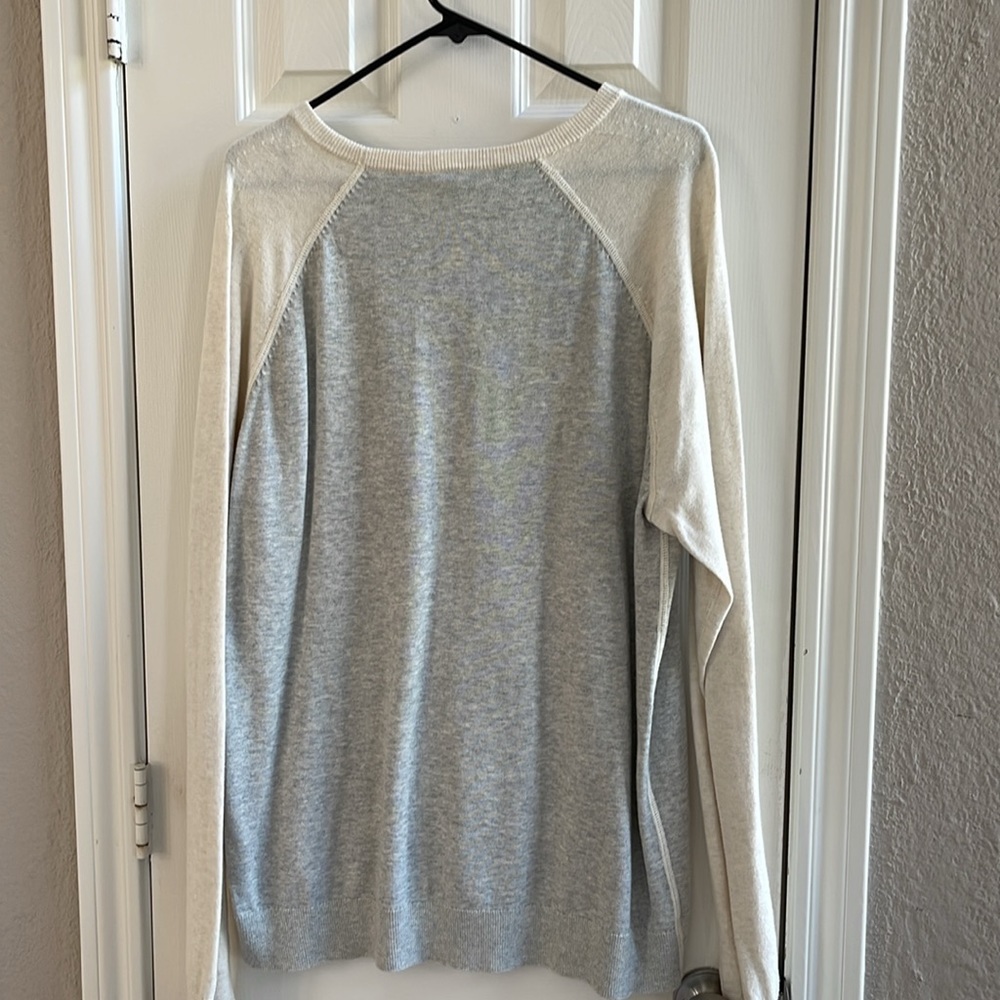Express Color Block Crewneck Sweater - image 3